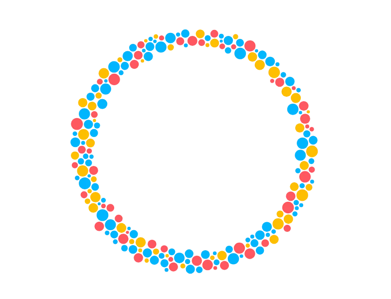 ForceSimulation - collision-detection